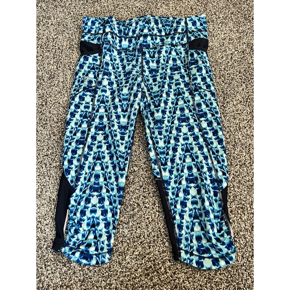 F30 Athleta women's size‎ small cropped leggings capris drawstring